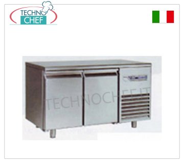 Mesas refrigeradas extraíbles Mesa refrigerada extraíble, 2 puertas, ventilada, temp. -2°+8°, 280 litros