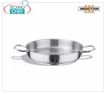 Padella Inox 2 maniglie, per  Induzione,