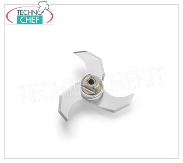 TECHNOCHEF - Mozzi completi 3 lame smussate, Mod.LF0221A06232523 Mozzi completi 3 lame smussate per cutter orizzontale Cod.KATANA6