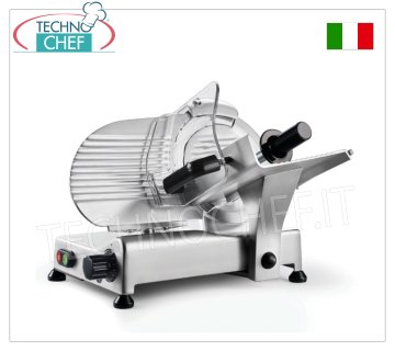 FAC - AFFETTATRICE a GRAVITA', lama Ø 250 mm, ESECUZIONE CE DOMESTICO, dim.mm.405x415x370h