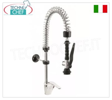 Rubinetto Miscelatore monoforo con doccia sospesa, versione mini, lunghezza tubo 351 mm
