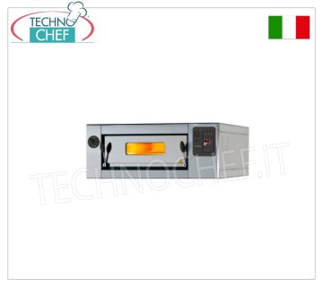 Forno pizza modulari elettrico, Linea CL CLASSIC, camera per 8 pizze da cm 60x120 interamente in refrattario