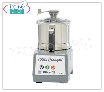 ROBOT COUPE - Cutter-Omogeneizzatore Blixer 2, vasca lt.2,9,1 velocità, dim.mm 210x281x389h