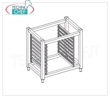 Technochef - Base con Portateglie per Forno 4 Teglie GN1/1