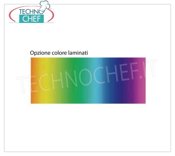 TECHNOCHEF - Opción de color laminado, Mod. OPT87002 Opción de color laminado especial para Mod. H800, H1200