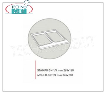 TECHNOCHEF - Stampo in alluminio anticoradal, Mod.GN1/4