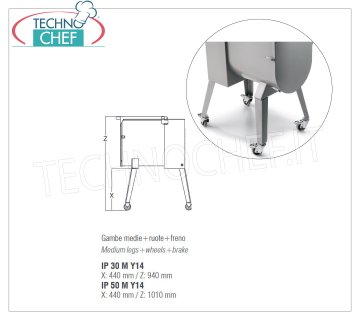 SIRMAN - Gambe medie con ruote