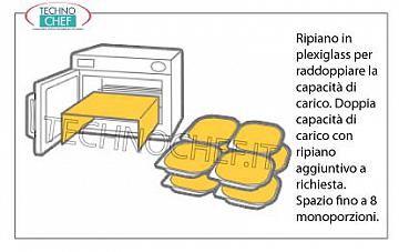 Ripiano in plexiglass forni