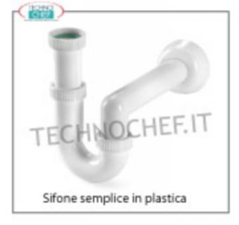 Sifone semplice in plastica