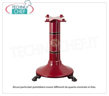 BERKEL - Pedestal P15 Rojo para rebanadora de volante Pedestal de soporte de hierro fundido pintado de rojo para rebanadora de volante P15, peso 62.5 kg, dim.mm.585x550x790h